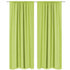 Blackout Curtains 2 pcs Double Layer 140x245 cm Green