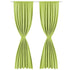 Blackout Curtains 2 pcs Double Layer 140x245 cm Green