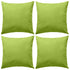 Outdoor Pillows 4 pcs 45x45 cm Apple Green