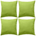 Outdoor Pillows 4 pcs 45x45 cm Apple Green