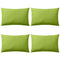 Outdoor Pillows 4 pcs 60x40 cm Apple Green