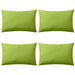 Outdoor Pillows 4 pcs 60x40 cm Apple Green