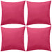 Outdoor Pillows 4 pcs 45x45 cm Pink