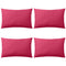 Outdoor Pillows 4 pcs 60x40 cm Pink