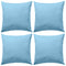 Outdoor Pillows 4 pcs 45x45 cm Light Blue