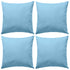 Outdoor Pillows 4 pcs 45x45 cm Light Blue