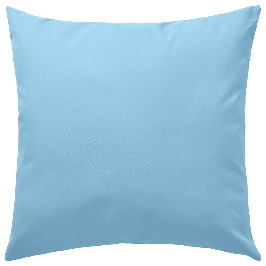 Outdoor Pillows 4 pcs 45x45 cm Light Blue