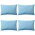 Outdoor Pillows 4 pcs 60x40 cm Light Blue