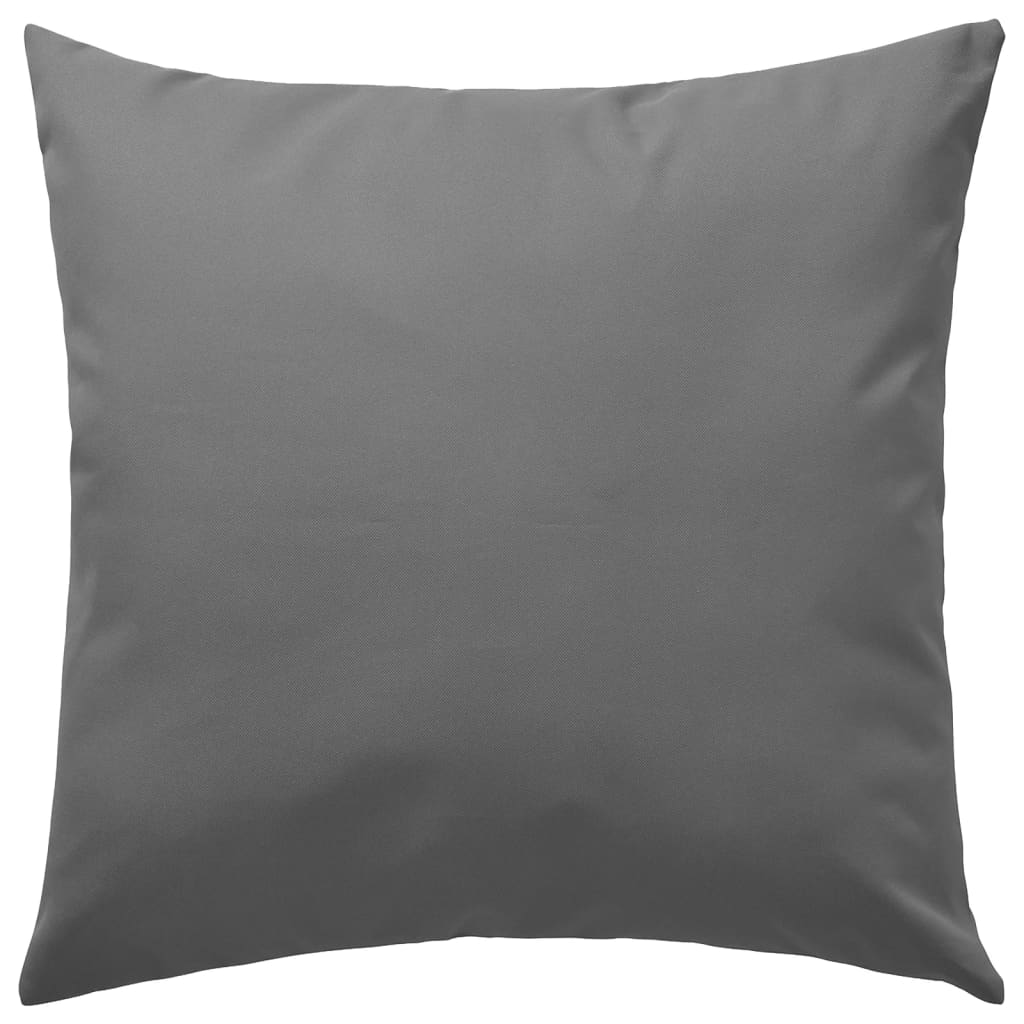 Outdoor Pillows 4 pcs 45x45 cm Grey