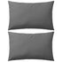 Outdoor Pillows 2 pcs 60x40 cm Grey