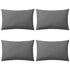 Outdoor Pillows 4 pcs 60x40 cm Grey