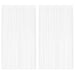 String Curtains 2 pcs 140x250 cm White