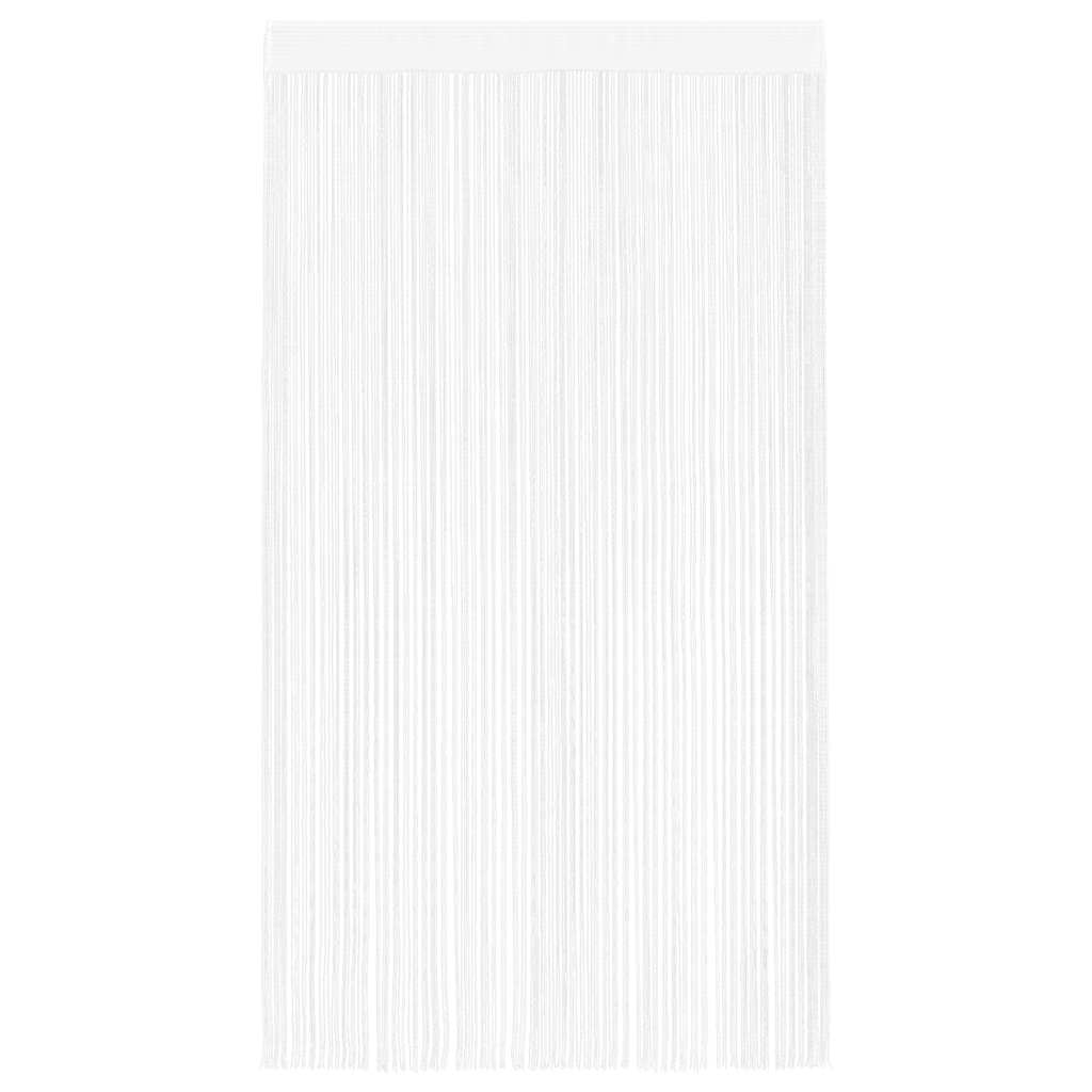 String Curtains 2 pcs 140x250 cm White