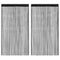 String Curtains 2 pcs 100x250 cm Black