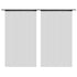 String Curtains 2 pcs 100x250 cm Black