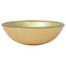 Basin Tempered Glass 42 cm Gold