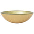 Basin Tempered Glass 42 cm Gold