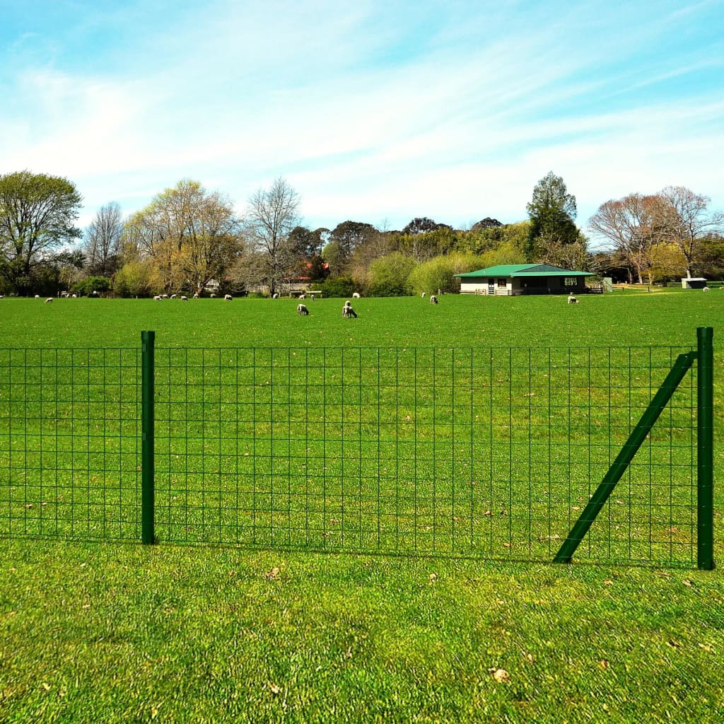 Euro Fence Steel 25x1 m Green