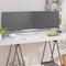 TV Stand/Monitor Riser Glass Clear 110x30x13 cm