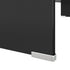 TV Stand/Monitor Riser Glass Black 90x30x13 cm