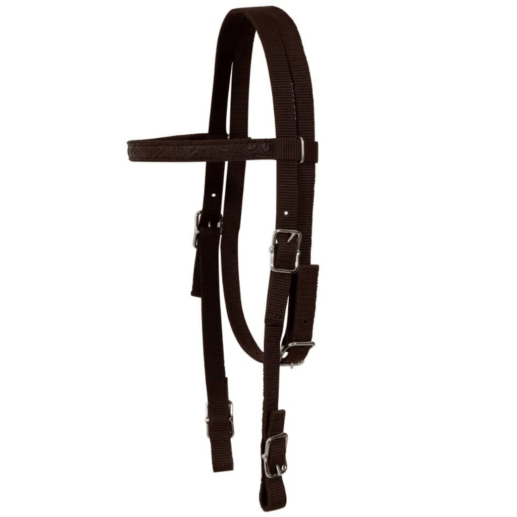 Western Saddle, Headstall&Breast Collar Real Leather 16