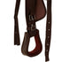 Western Saddle, Headstall&Breast Collar Real Leather 16" Brown