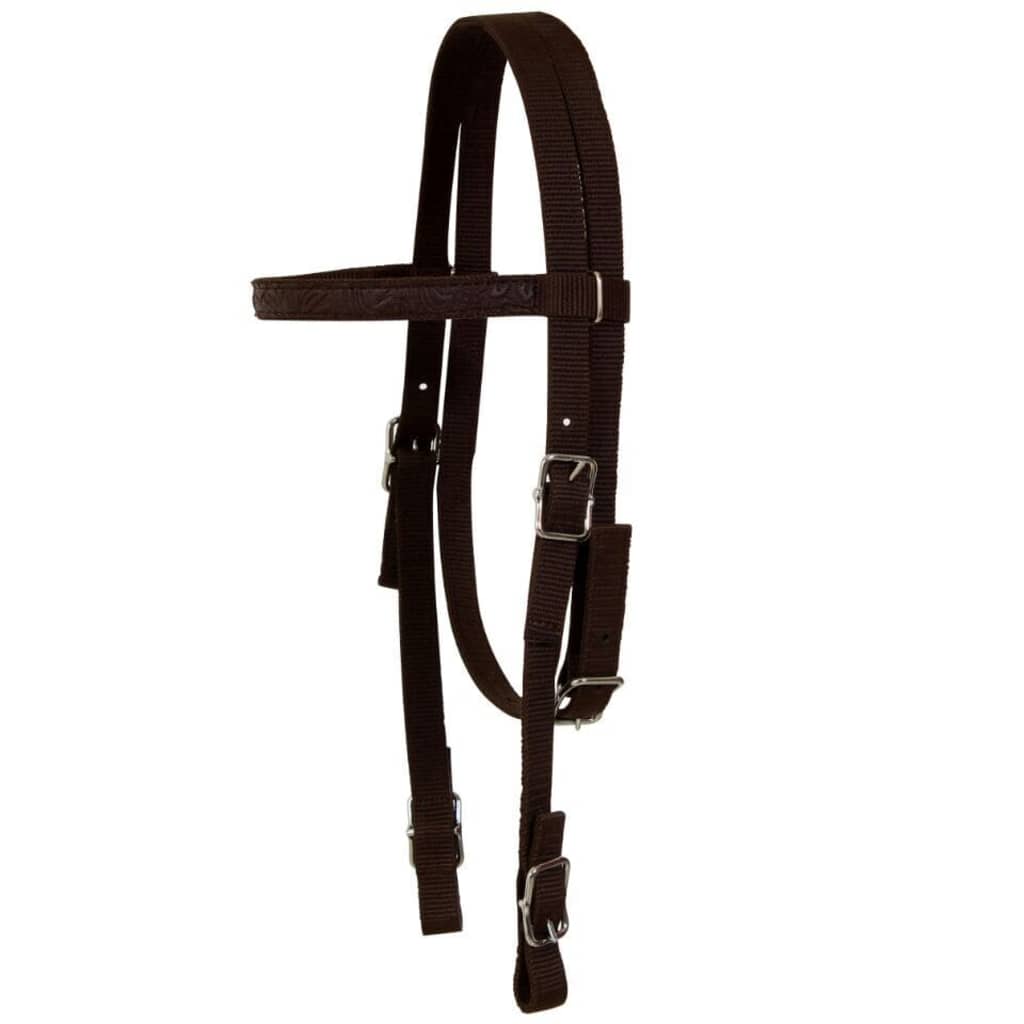 Western Saddle, Headstall&Breast Collar Real Leather 17