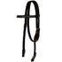 Western Saddle, Headstall&Breast Collar Real Leather 16" Black