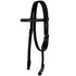 Western Saddle, Headstall&Breast Collar Real Leather 12" Black