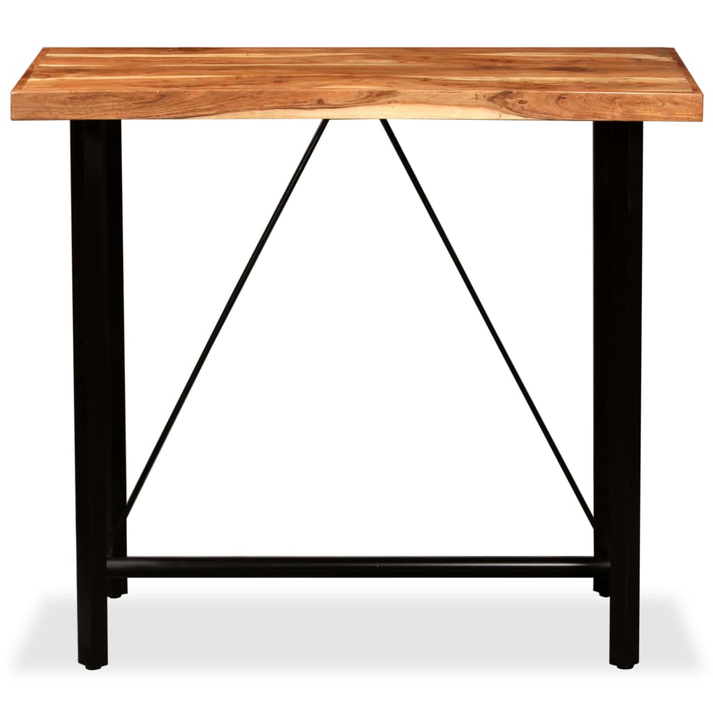 Bar Table 120x60x107 cm Solid Acacia Wood