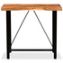 Bar Table 120x60x107 cm Solid Acacia Wood