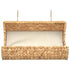 Cat Bed with Cushion Water Hyacinth 37x20x20 cm