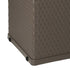 Garden Storage Box Brown 120x56x63 cm PP Rattan