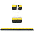 Cable Protector Ramps 2 pcs 1 Channel Rubber 100 cm