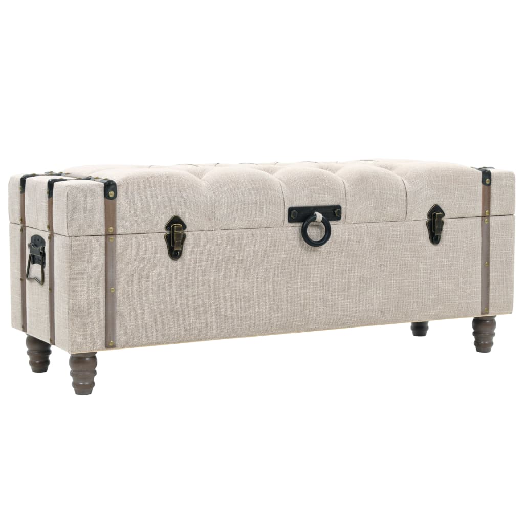 Storage Bench Set 3 pcs 112x37x45 cm Solid Wood and Steel