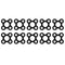 Mat Connectors 10 pcs Rubber Black