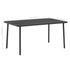 Garden Table Dark Grey 150x90x72 cm Steel