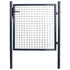 Mesh Garden Gate Galvanised Steel 85.5x100 cm Grey