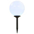 Outdoor Solar Lamps 2 pcs LED Spherical 30 cm RGB