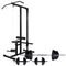 Power Tower with Barbell and Dumbbell Set 60.5 kg