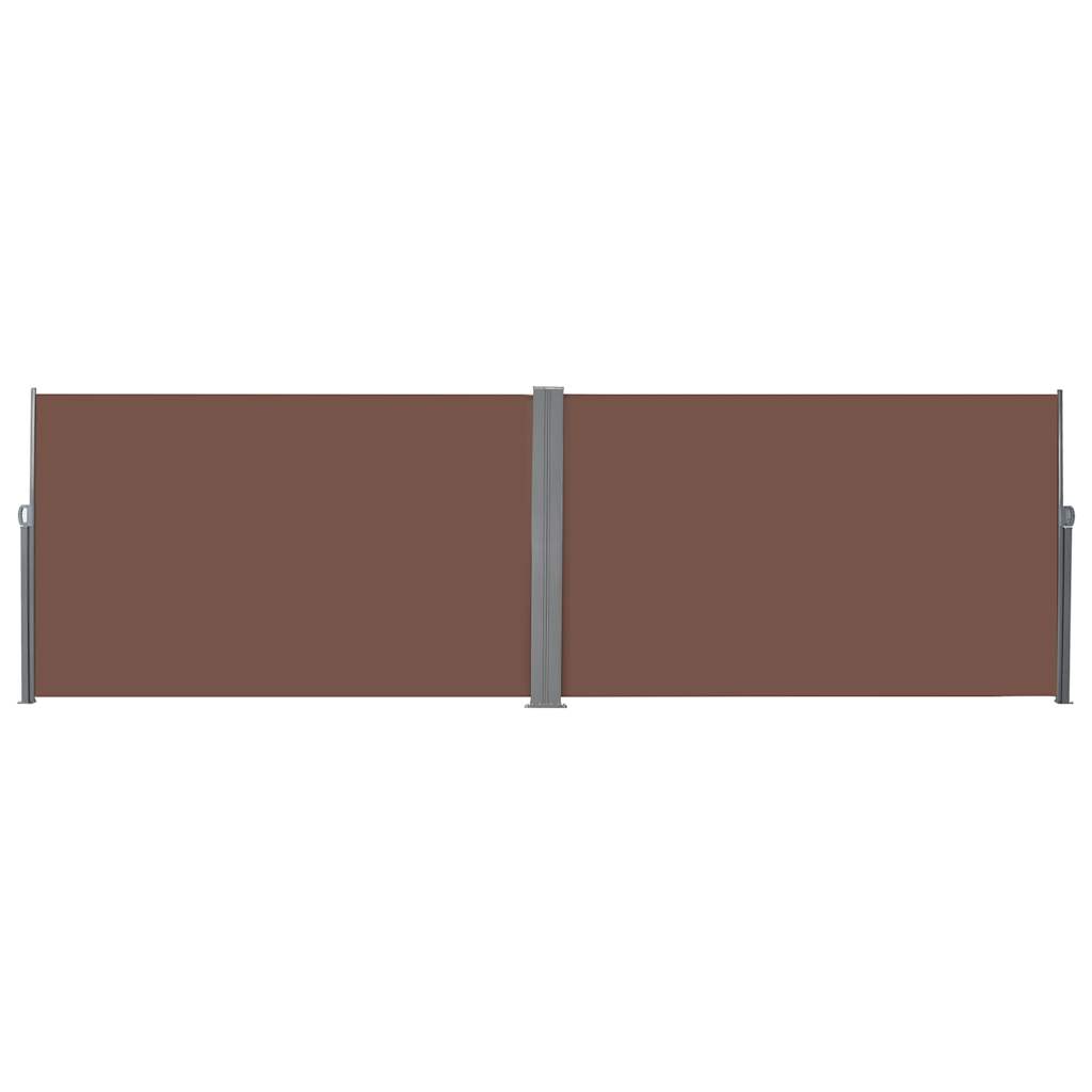 Retractable Side Awning 180x600 cm Brown