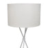 Floor Lamp with Stand White 139 cm