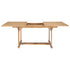 Extending Garden Table 150-200x100x75 cm Solid Teak Wood