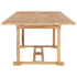 Extending Garden Table 150-200x100x75 cm Solid Teak Wood