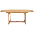 Extending Garden Table 150-200x100x75 cm Solid Teak Wood