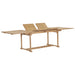 Extending Garden Table 180-280x100x75 cm Solid Teak Wood