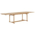 Extending Garden Table 180-280x100x75 cm Solid Teak Wood