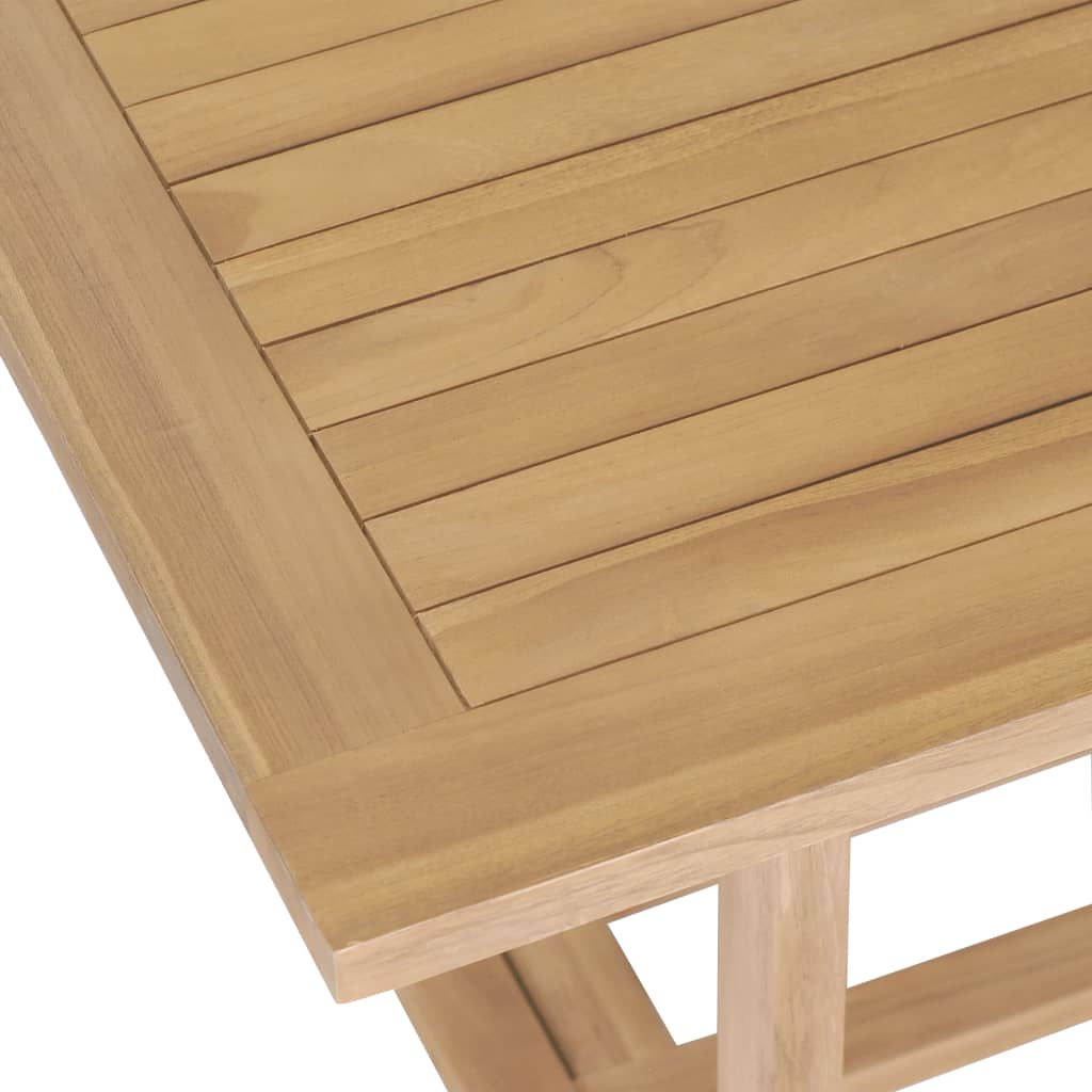 Extending Garden Table 180-280x100x75 cm Solid Teak Wood