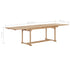 Extending Garden Table 180-280x100x75 cm Solid Teak Wood