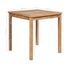 Garden Table 80x80x77 cm Solid Teak Wood